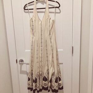 Halter Top Dress with Sequins